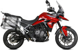 Terminale Di Scarico Con Omologazione Suono Speed Edge Inox Nero Carbonio - Mivv Compatibile Con Triumph Tiger 900 - Gt - Pro (2021-2024)