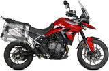 Terminale Di Scarico Con Omologazione Suono Speed Edge Inox Carbonio - Mivv Compatibile Con Triumph Tiger 900 - Gt - Pro (2021-2024)