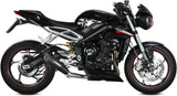 Terminale Di Scarico Non Catalizzato E Senza Omologazione Suono X-M5 Inox Nero Carbonio - Mivv Compatibile Con Triumph Street Triple 765 R (2017-2022)