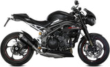 Terminale Di Scarico Con Omologazione Suono Delta Race Inox Nero Carbonio - Mivv Compatibile Con Triumph Speed Triple R Rs (2018-2020)