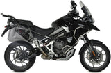 Terminale Di Scarico Con Omologazione Suono Dakar Inox Nero - Mivv Compatibile Con Triumph Tiger 1200 Gt - Rally (2021-2024)