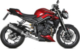 Impianto Di Scarico Completo Non Catalizzato E Con Omologazione Suono Sr-1 Titanio Nero - Mivv Compatibile Con Triumph Street Triple 765 R - Rs (2023-2024)