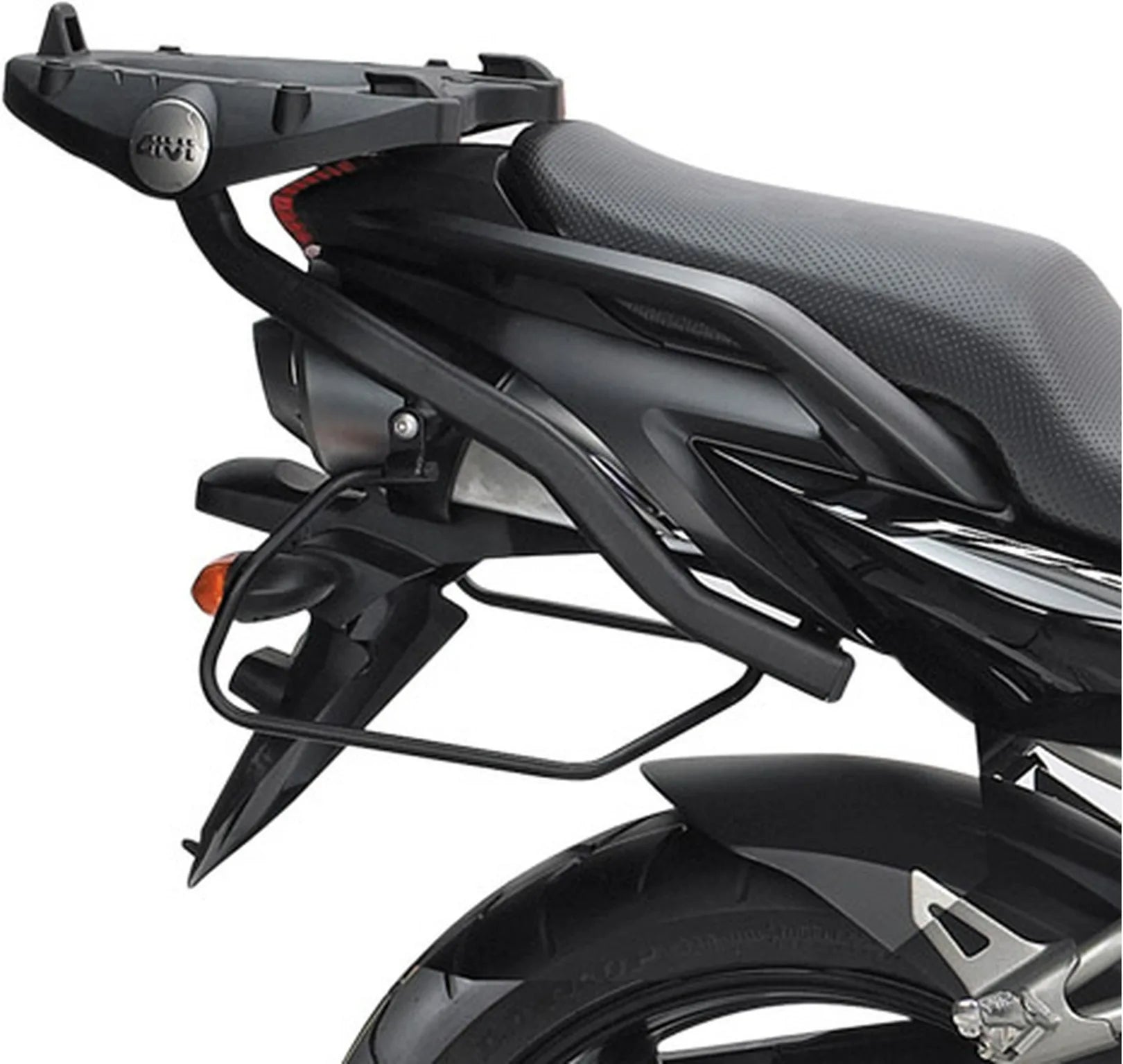 Bauletto + Borse Laterali Trekker Canyon Nero 96 Lt Trekker Canyon Plastica - Givi Compatibile Con Yamaha Fz-6 - Fazer (2004-2006)