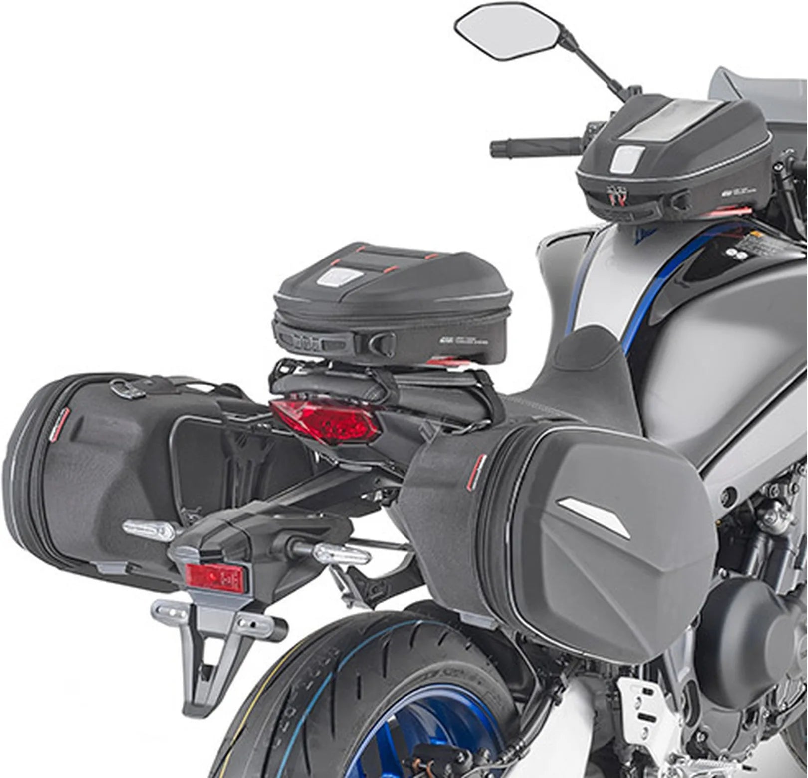 Borse Laterali Nero 60 Lt Nylon - Givi Compatibile Con Yamaha Mt-09 - Sp (2021-2023)