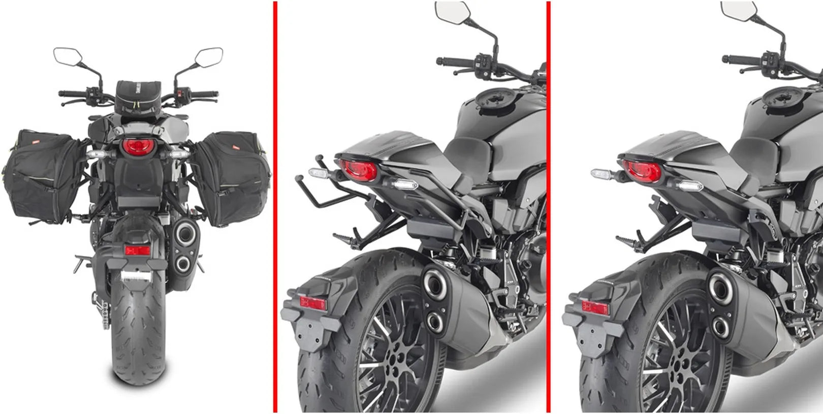 Borse Laterali Nero 60 Lt Nylon - Givi Compatibile Con Honda Cb 1000 R (2018-2020)