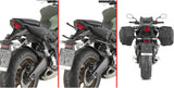 Corium Black Side Bags - 32 Lt Corium Nylon - Givi Compatible With Honda Cb 650 R (2024)