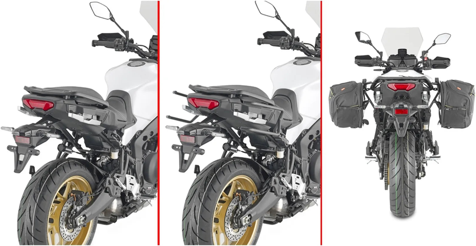 Borse Laterali Nero 60 Lt Nylon - Givi Compatibile Con Yamaha Tracer 9 - Gt - Gt+ (2021-2024)