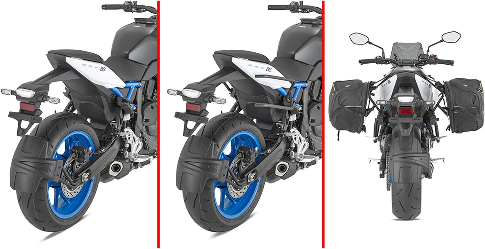 Borse Laterali Nero 60 Lt Nylon - Givi Compatibile Con Suzuki Gsx 8S (2023-2024)