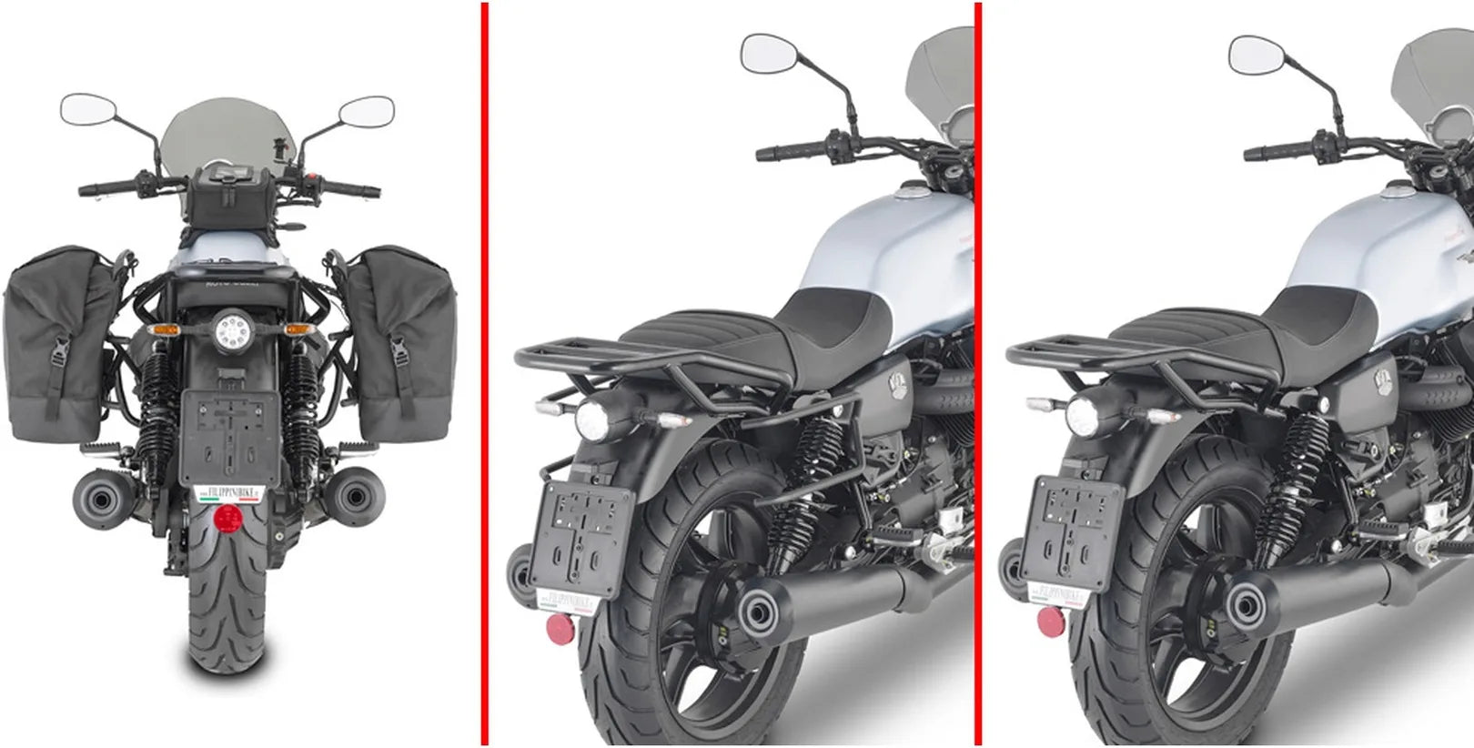 Borse Laterali Corium Nero 26 Lt Corium Nylon - Givi Compatibile Con Moto Guzzi V7 850 Stone (2021-2024)