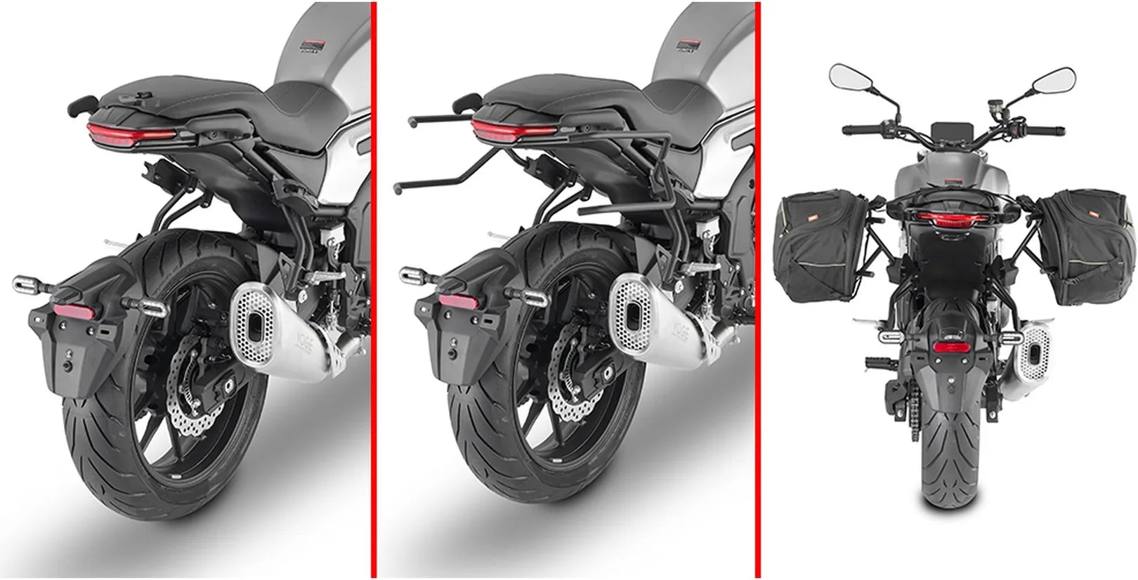 Borse Laterali Corium Nero 26 Lt Corium Nylon - Givi Compatibile Con Voge Trofeo 500 Ac (2022-2024)