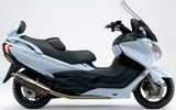 Impianto Di Scarico Completo Catalizzato E Con Omologazione Suono Trioval Acciaio - Gpr Compatibile Con Suzuki An 650 Burgman (2013-2016)