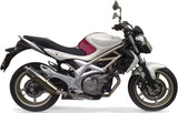 Terminale Di Scarico Con Omologazione Suono Trioval Acciaio - Gpr Compatibile Con Suzuki Gladius 650 (2008-2015)