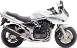 Terminale Di Scarico Con Omologazione Suono Trioval Acciaio - Gpr Compatibile Con Suzuki Gsf 1200 Bandit - S (1997-2004)