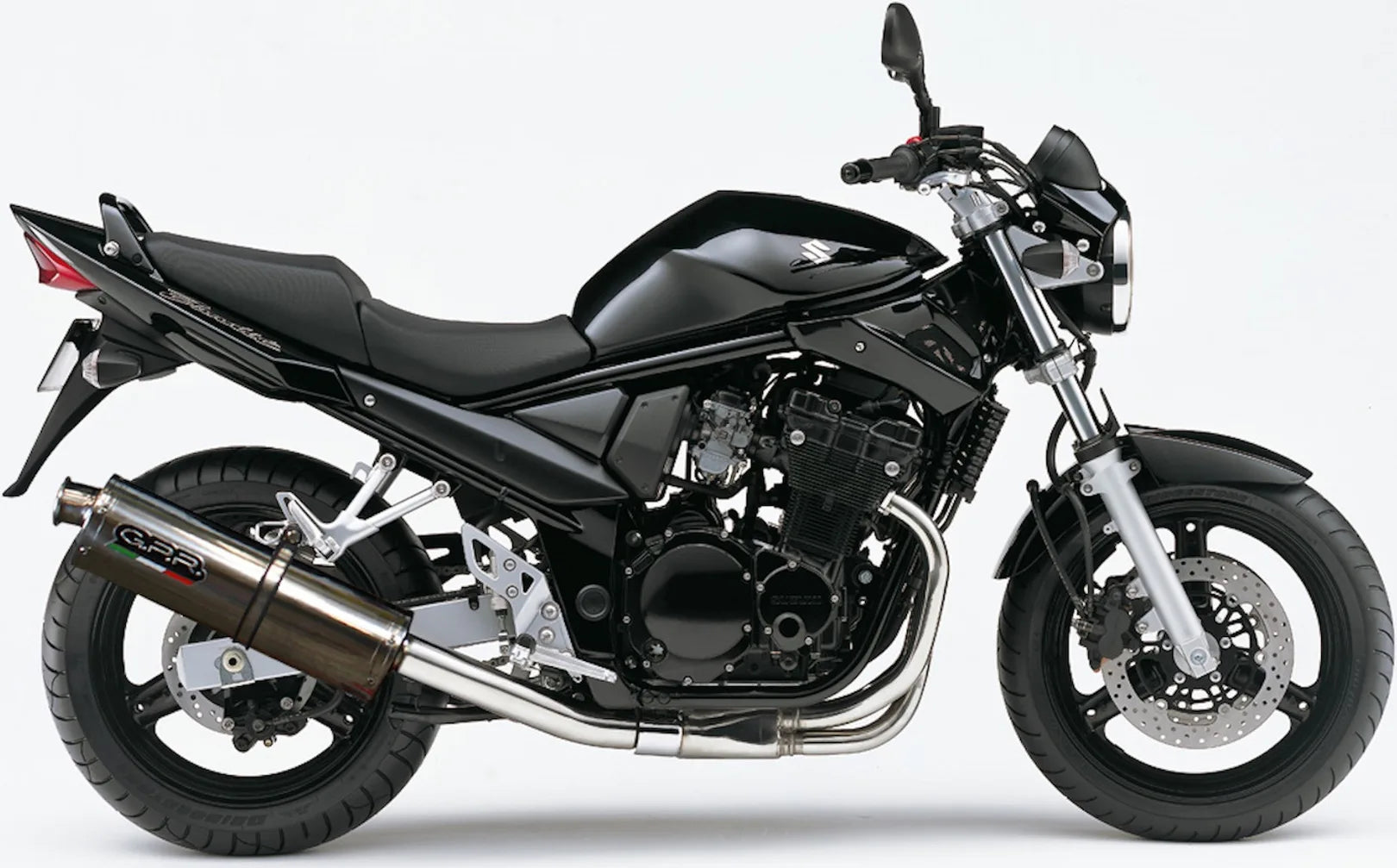 Terminale Di Scarico Catalizzato E Con Omologazione Suono Trioval Acciaio - Gpr Compatibile Con Suzuki Gsf 650 Bandit - S (2005-2006)