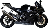 Terminale Di Scarico Con Omologazione Suono Trioval Acciaio - Gpr Compatibile Con Suzuki Gsx-R 1000 K5 (2005-2006)