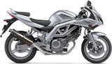Terminale Di Scarico Con Omologazione Suono Trioval Acciaio - Gpr Compatibile Con Suzuki Sv 650 - S (1999-2002)