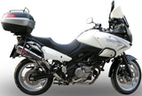 Terminale Di Scarico Con Omologazione Suono Trioval Acciaio - Gpr Compatibile Con Suzuki V-Strom Dl 650 (2004-2011)