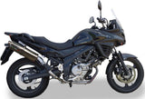 Terminale Di Scarico Con Omologazione Suono Trioval Acciaio - Gpr Compatibile Con Suzuki V-Strom Dl 650 (2012-2016)