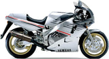 Terminale Di Scarico Con Omologazione Suono Trioval Acciaio - Gpr Compatibile Con Yamaha Fzr 1000 Ex-Up (1989-1990)