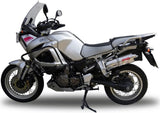 Terminale Di Scarico Con Omologazione Suono Trioval Acciaio - Gpr Compatibile Con Yamaha Xt 1200 Z Super Ténéré (2010-2016)