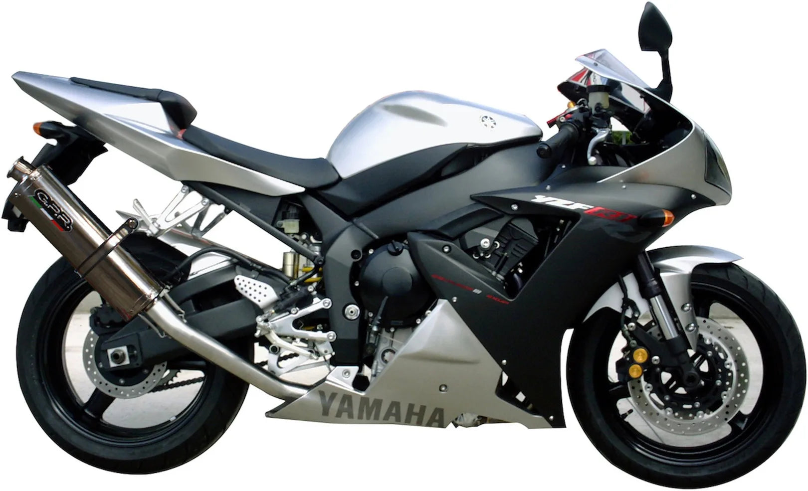 Terminale Di Scarico Con Omologazione Suono Trioval Acciaio - Gpr Compatibile Con Yamaha Yzf 1000 R1 (2002-2003)