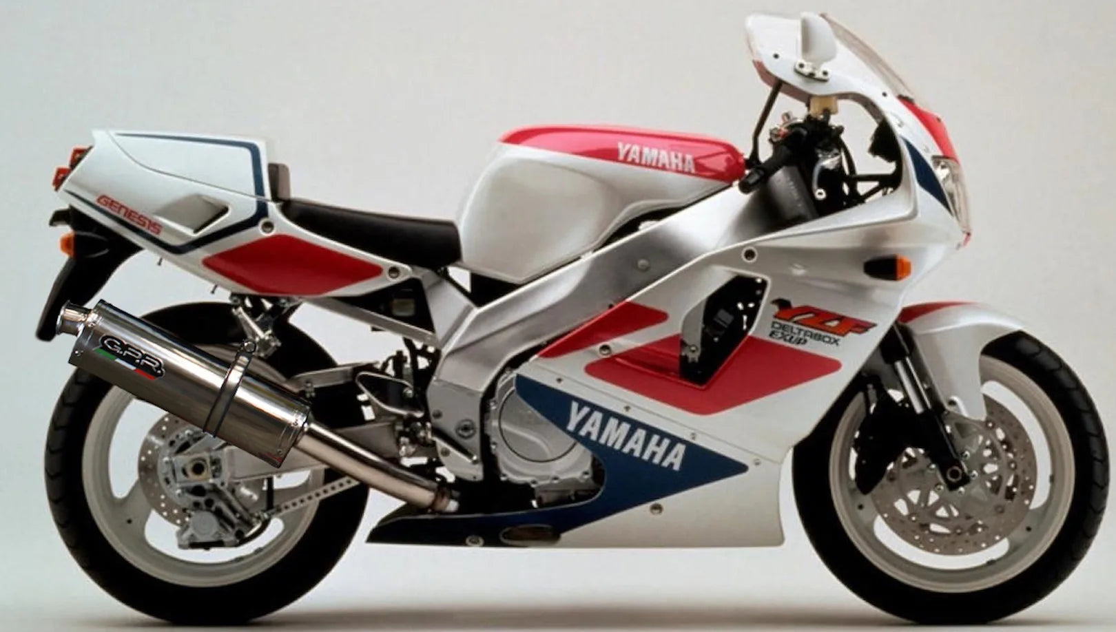 Terminale Di Scarico Con Omologazione Suono Trioval Acciaio - Gpr Compatibile Con Yamaha Yzf 750 (1993-1998)
