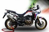 Terminale Di Scarico Con Omologazione Suono Trioval Acciaio - Gpr Compatibile Con Honda Crf 1000 L Africa Twin (2015-2017)