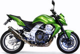 Terminale Di Scarico Con Omologazione Suono Trioval Acciaio - Gpr Compatibile Con Kawasaki Z 750 - R (2007-2014)