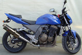 Terminale Di Scarico Con Omologazione Suono Trioval Acciaio - Gpr Compatibile Con Kawasaki Z 750 - S (2004-2006)