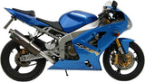 Terminale Di Scarico Con Omologazione Suono Trioval Acciaio - Gpr Compatibile Con Kawasaki Zx 6R 636 (2003-2004)