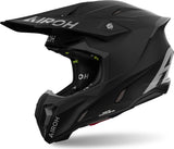 Off-Road Motorcycle Helmet Airoh Twist 3 - Tw311 Thermoplastic Hrt Matte Black Color Size Xxl