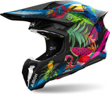 Casco Off-Road Per Moto Airoh Twist 3 - Tw3Tam35 Thermoplastic Hrt Gloss Amazonia Taglia Xs