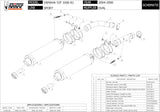 Doppio Terminale Di Scarico Con Omologazione Suono Oval Inox - Mivv Compatibile Con Yamaha Yzf 1000 R1 (2004-2006)