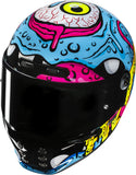 Casco Integrale Per Moto Hjc V10 Advanced Fiberglass Composite Mc28 Squeeze Taglia 10 Xl