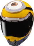 Full-Face Motorcycle Helmet Hjc V10 Advanced Fiberglass Composite Mc3 Stuart Minions Size 06 Xs