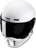 Casco Integrale Per Moto Hjc V10 Advanced Fiberglass Composite Bianco Taglia 06 Xs
