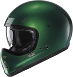 Full-Face Motorcycle Helmet Hjc V60 Advanced Fiberglass Composite Deep Green Size 06 Xs
