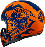 Casco Integrale Per Moto Hjc V60 Advanced Fiberglass Composite Mc27 Flame Taglia 09 L