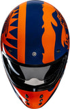 Casco Integrale Per Moto Hjc V60 Advanced Fiberglass Composite Mc27 Flame Taglia 08 M