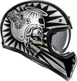 Casco Integrale Per Moto Hjc V60 Advanced Fiberglass Composite Mc9 Flame Taglia 08 M