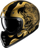 Casco Integrale Per Moto Hjc V60 Advanced Fiberglass Composite Mc9 Flame Taglia 09 L