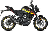 Impianto Di Scarico Completo Non Catalizzato E Con Omologazione Suono Gp Carbonio Carbonio - Mivv Compatibile Con Voge Brivido 125R (2023-2024)