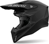 Casco Off-Road Per Moto Airoh Wraaap - Wra11 Thermoplastic Hrt Nero Matto Color Taglia S