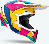 Casco Off-Road Per Moto Airoh Wraaap - Wrap54 Thermoplastic Hrt Matto Paint Taglia M
