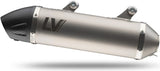 Terminale Di Scarico Senza Omologazione Suono Lv-X Evo Acciaio Fondello Carbonio - Leovince Compatibile Con Suzuki Dr 650 Se (1996-2015)