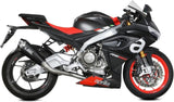 Impianto Di Scarico Completo Non Catalizzato E Senza Omologazione Suono Delta Race Carbonio Carbonio - Mivv Compatibile Con Aprilia Rs 660 (2020-2024)