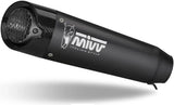 Terminale Di Scarico Non Catalizzato E Senza Omologazione Suono X-M5 Inox Nero Carbonio - Mivv Compatibile Con Triumph Street Triple 660 S (2017-2022)