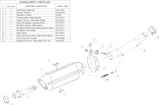 Terminale Di Scarico Con Omologazione Suono Suono Inox Carbonio - Mivv Compatibile Con Yamaha Yzf 600 R6 (1999-2002)