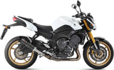 Terminale Di Scarico Con Omologazione Suono Gp Carbonio Carbonio - Mivv Compatibile Con Yamaha Fz-8 - Fazer 8 (2010-2016)