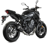 Impianto Di Scarico Completo Non Catalizzato E Senza Omologazione Suono Mk3 Carbonio - Mivv Compatibile Con Yamaha Mt-07 (2014-2024)